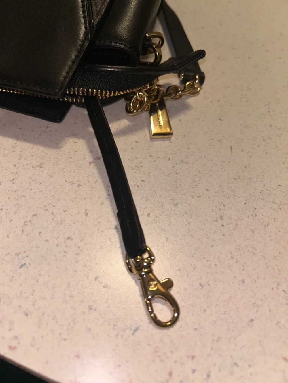 Michael Kors Animal-Print Satchel in Black and Brown - Picture 12 of 13